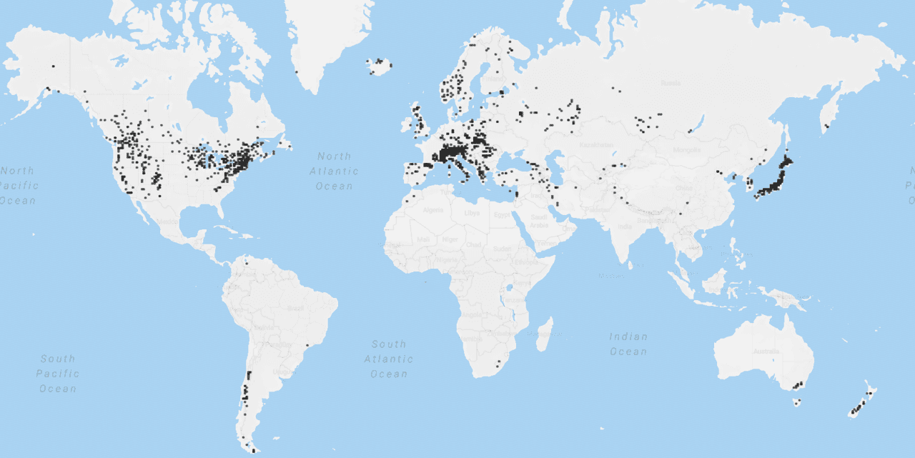 Mapping the Global Landscape of Ski Resorts: Where They Are and Why
