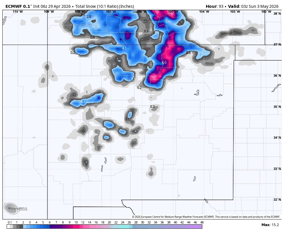 Late-Season Storm Poised to Blanket New Mexico Peaks in Fresh Snow